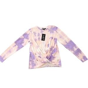 Say what long sleeve shirt sz M new with tags tie dye